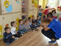 Pokazowe zajęcia piłkarsko-ruchowe.