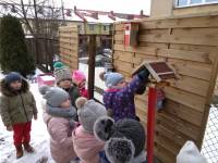 Gr. Rybki: Dokarmiamy ptaszki :-)