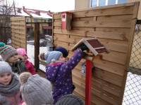 Gr. Rybki: Dokarmiamy ptaszki :-)