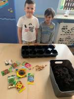 Gr. Smerfy: Nasz przedszkolny mini ogródek.