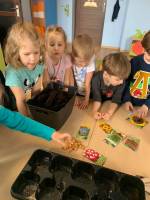 Gr. Smerfy: Nasz przedszkolny mini ogródek.